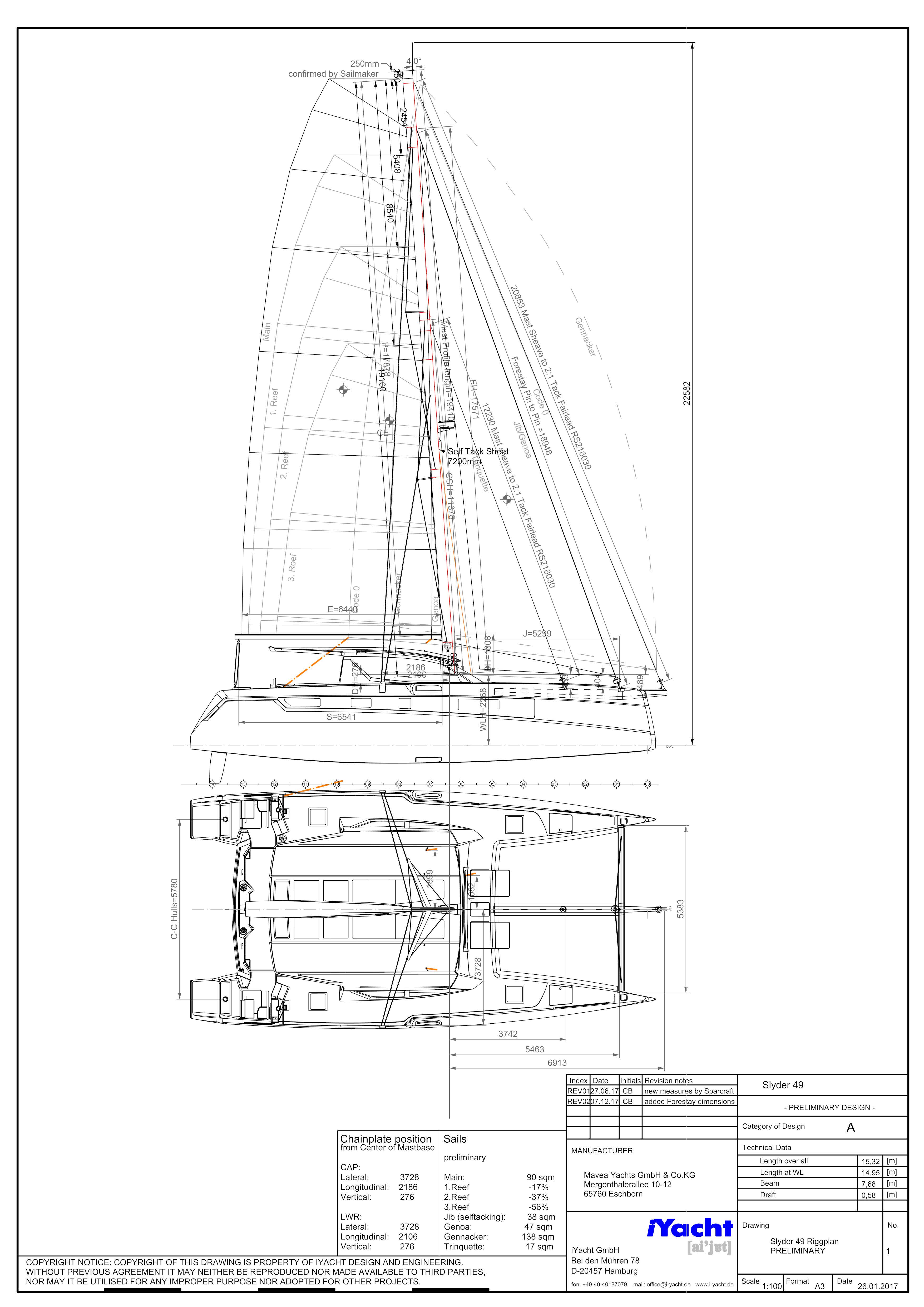 Slyder 49 Riggplan REV02 Boat#1